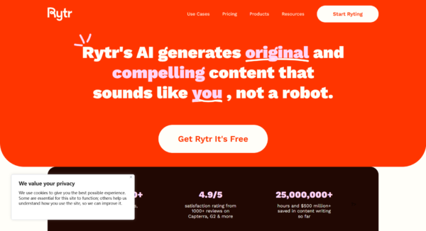 Rytr AI Writer