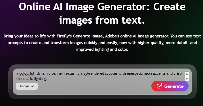 how to prompt ai to create an image