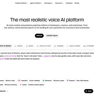 ElevenLabs AI voice generator
